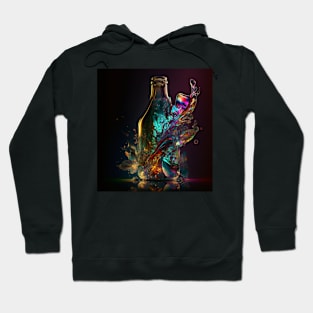 Living Life in Colour Abstract Bottle Hoodie